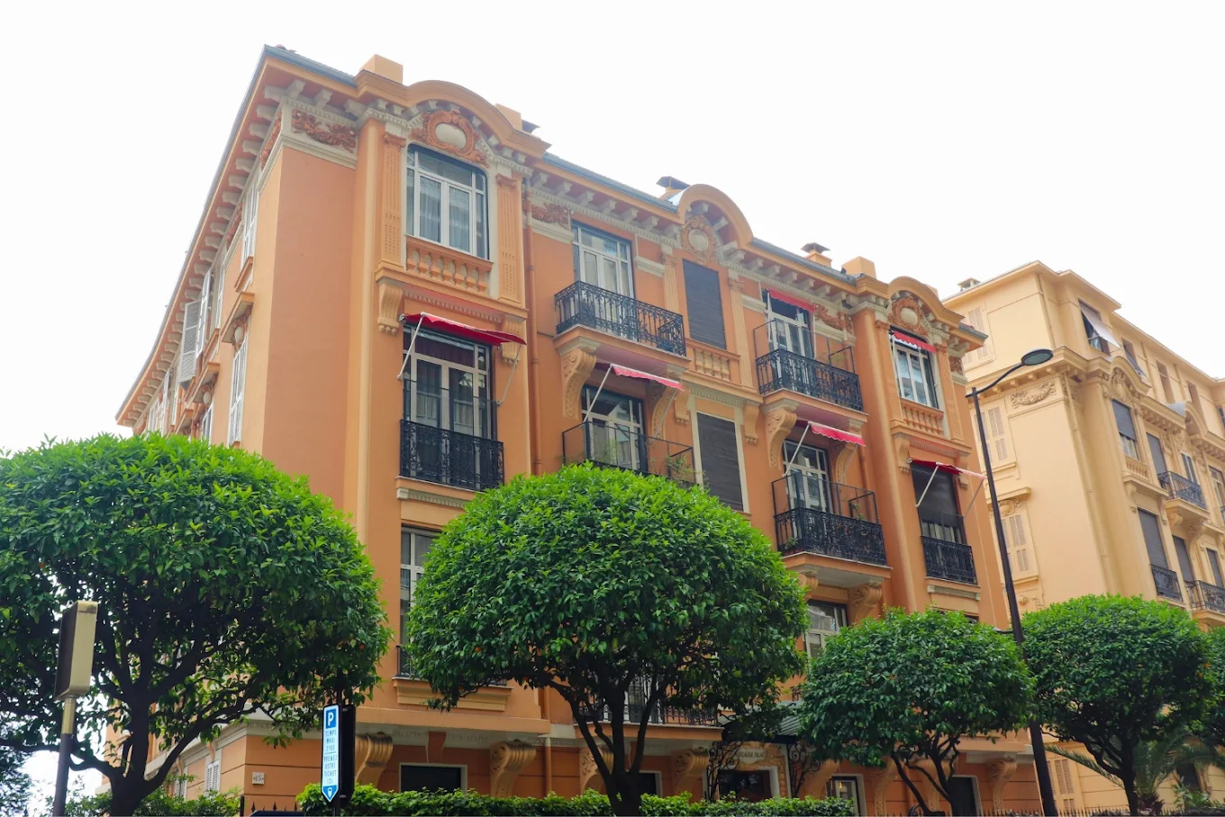 Adelaide Palace Building in Monaco