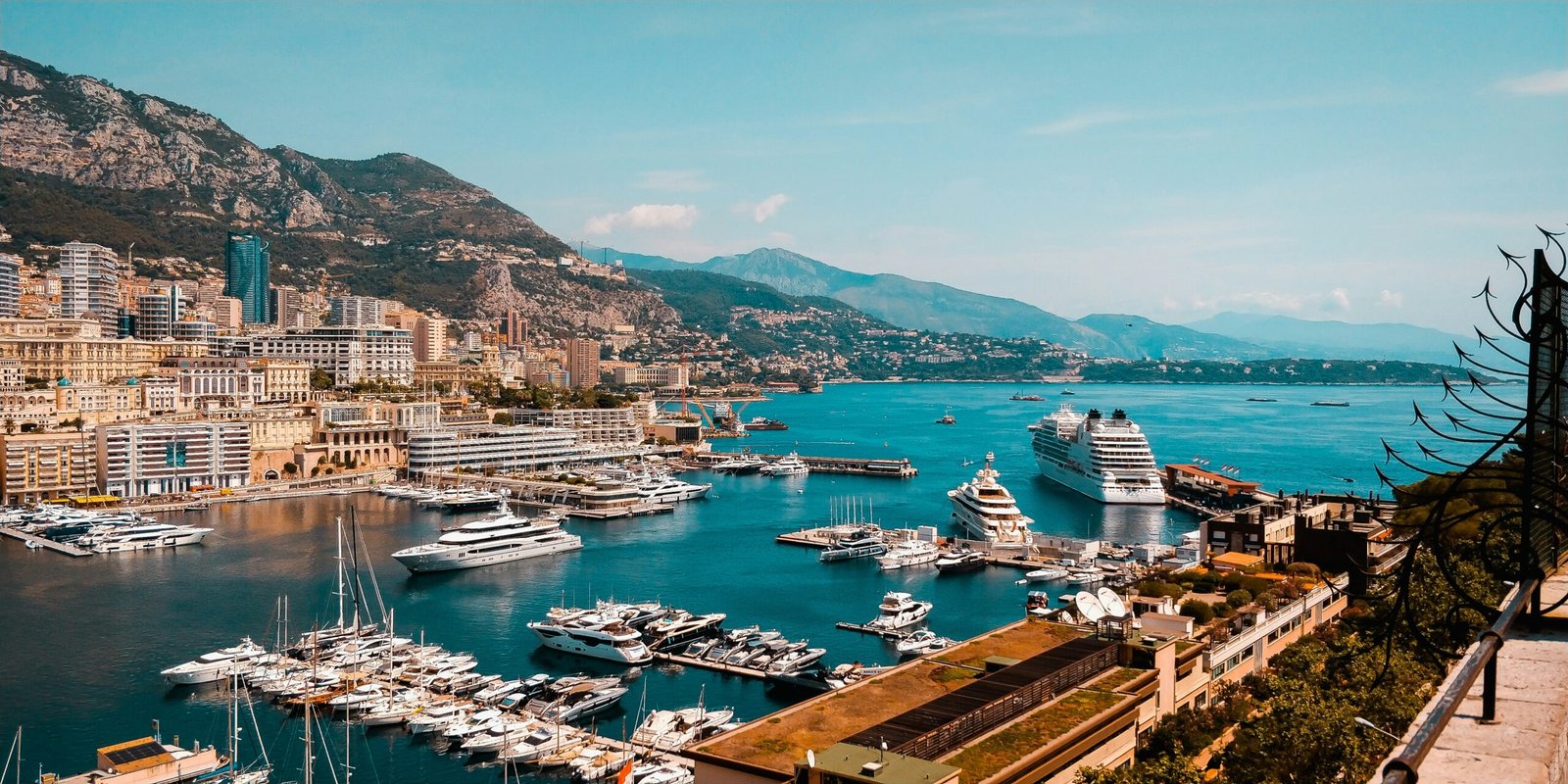 the port of Monaco on a sunny day